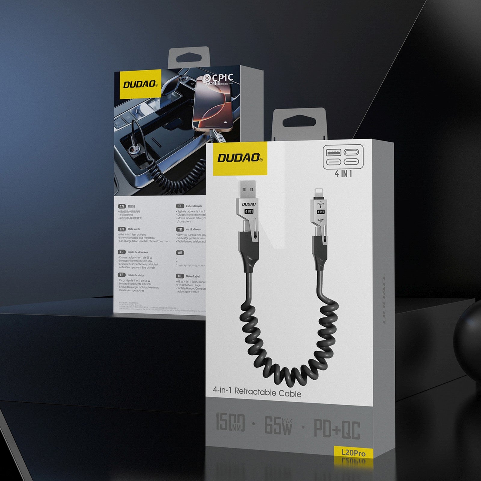 USB Cables – 4in1 USB-A / USB-C - Lightning / - Carlat