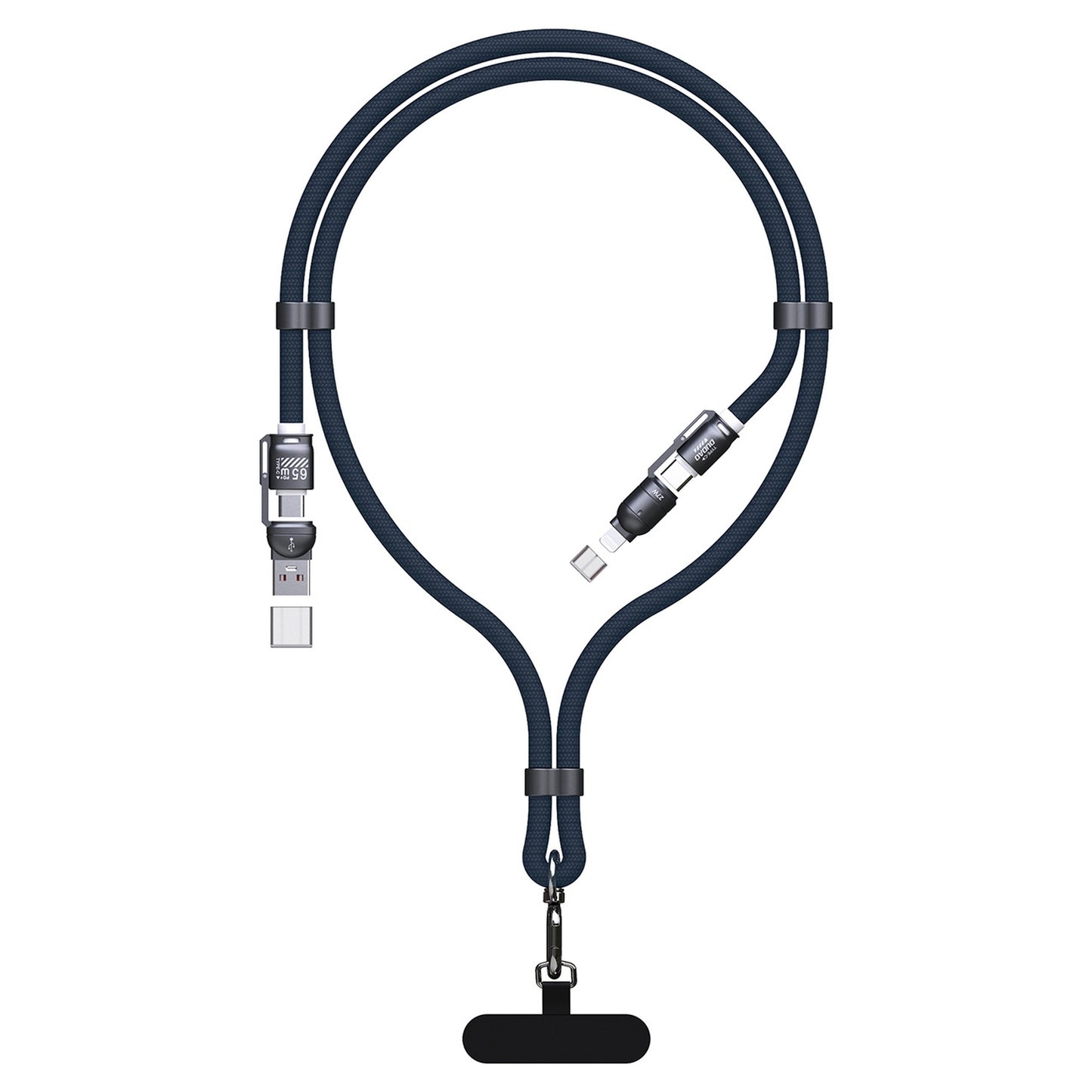 USB Cables – 4in1 USB-C cable with lanyard with iPhone - Carlat
