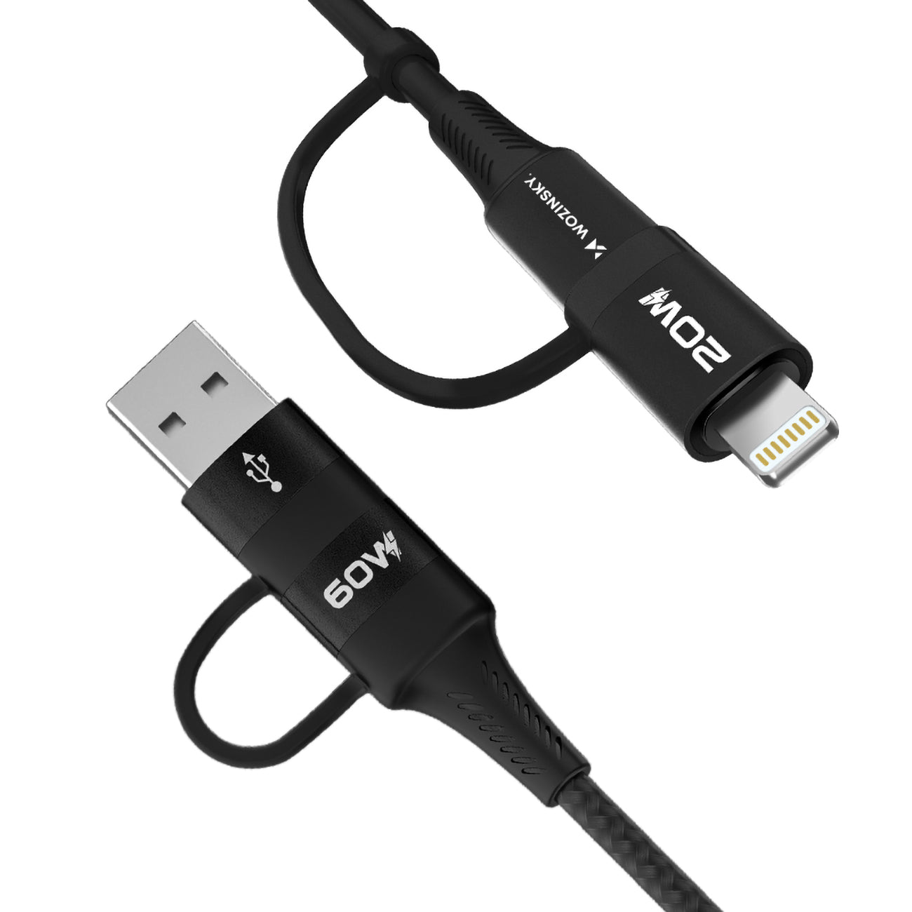 USB Cables – 4in1 Universal cable 2x USB-C 1x USB-A - Carlat