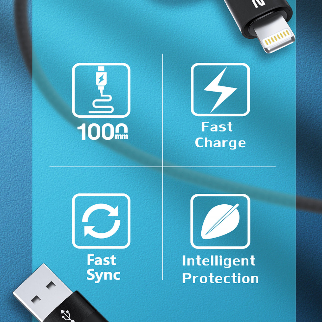 USB Cables – 4in1 Universal cable 2x USB-C 1x USB-A - Carlat