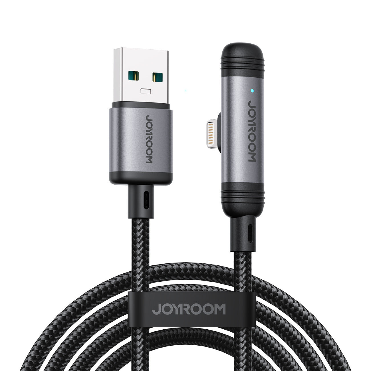USB Cables – Angled USB-A iPhone Lightning 3A cable 1.2m - Carlat