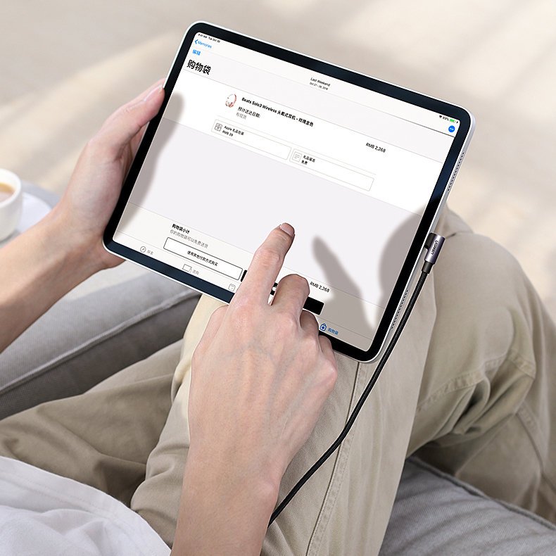 USB Cables – Angled USB-C Power Delivery cable 60W 20V - Carlat