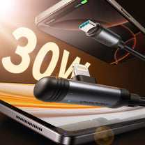 USB Cables – Angled USB-C - iPhone Lightning cable 30W - Carlat