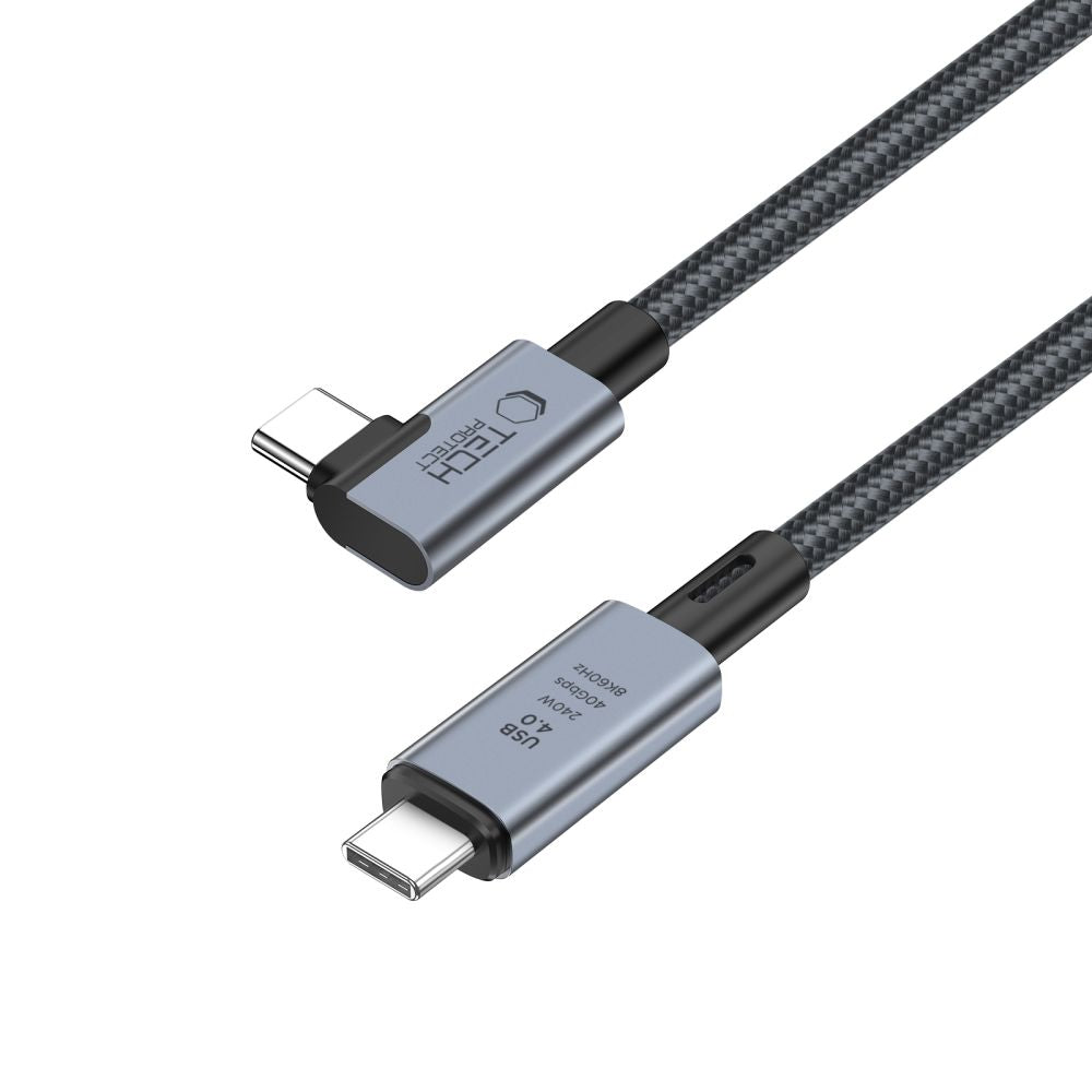 USB Cables – Angled and straight cable USB-C 4.0 PD - Carlat