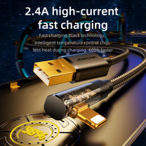 USB Cables – Angled cable for iPhone USB-A - Ligtning - Carlat