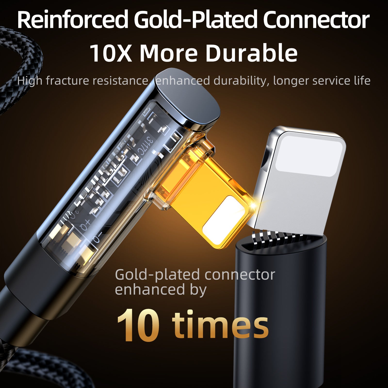 USB Cables – Angled cable for iPhone USB-A - Ligtning - Carlat