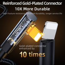 USB Cables – Angled cable for iPhone USB-A - Ligtning - Carlat