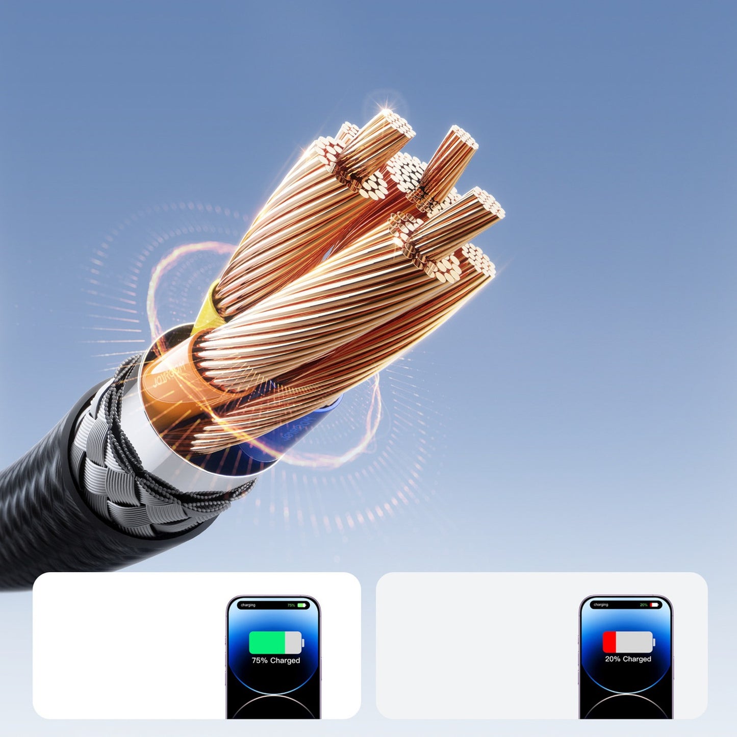 USB Cables – Braided S-A28 cable USB-C - Lightning 30W - Carlat