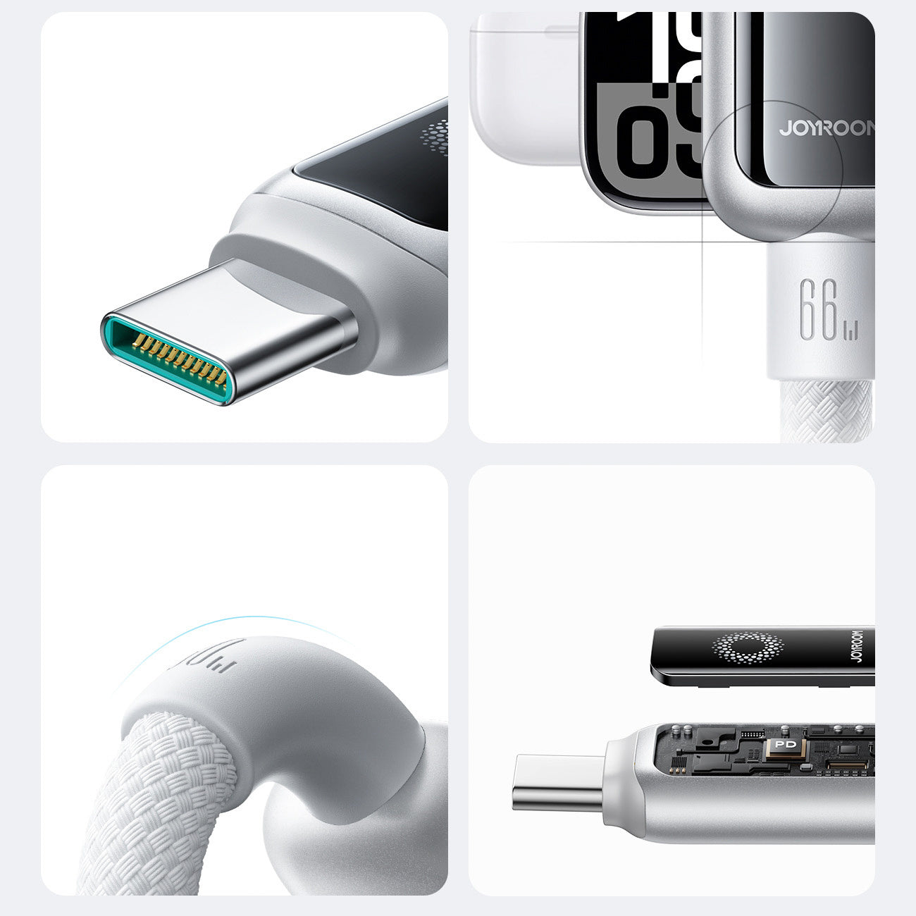 USB Cables – Braided cable USB-A - USB-C 66W 1.2m - Carlat