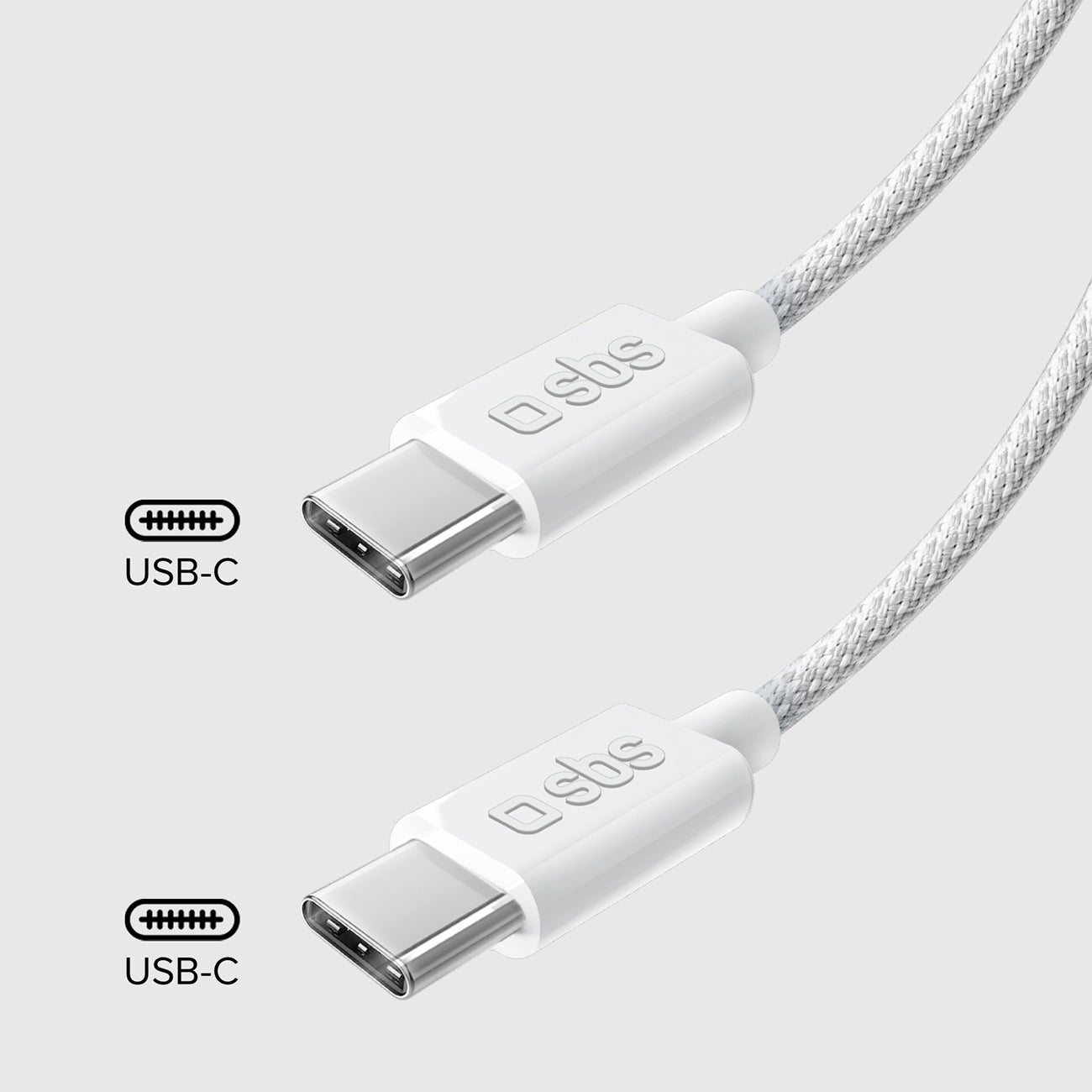 USB Cables – Braided cable USB-C 60W 1.5m - gray - Carlat