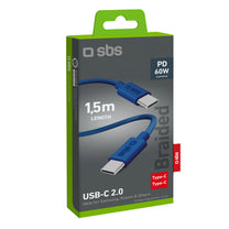 USB Cables – Braided cable USB-C - USB-C 60W 1.5m - Carlat