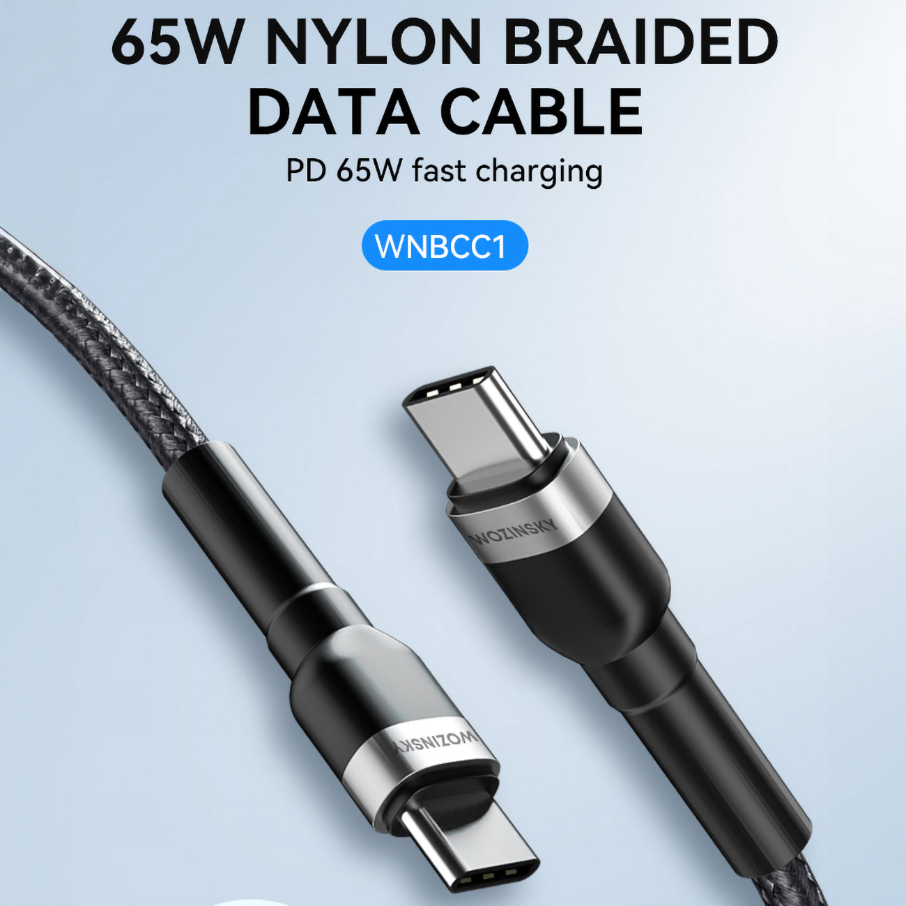 USB Cables – Braided cable USB-C - USB-C PD 65W - Carlat