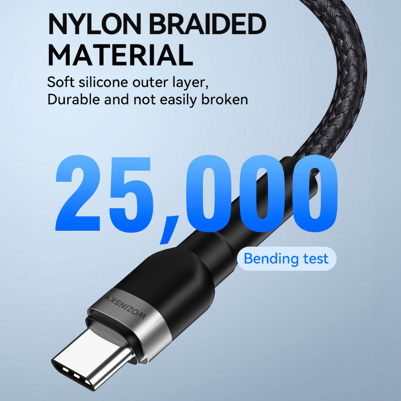 USB Cables – Braided cable USB-C - USB-C PD 65W - Carlat