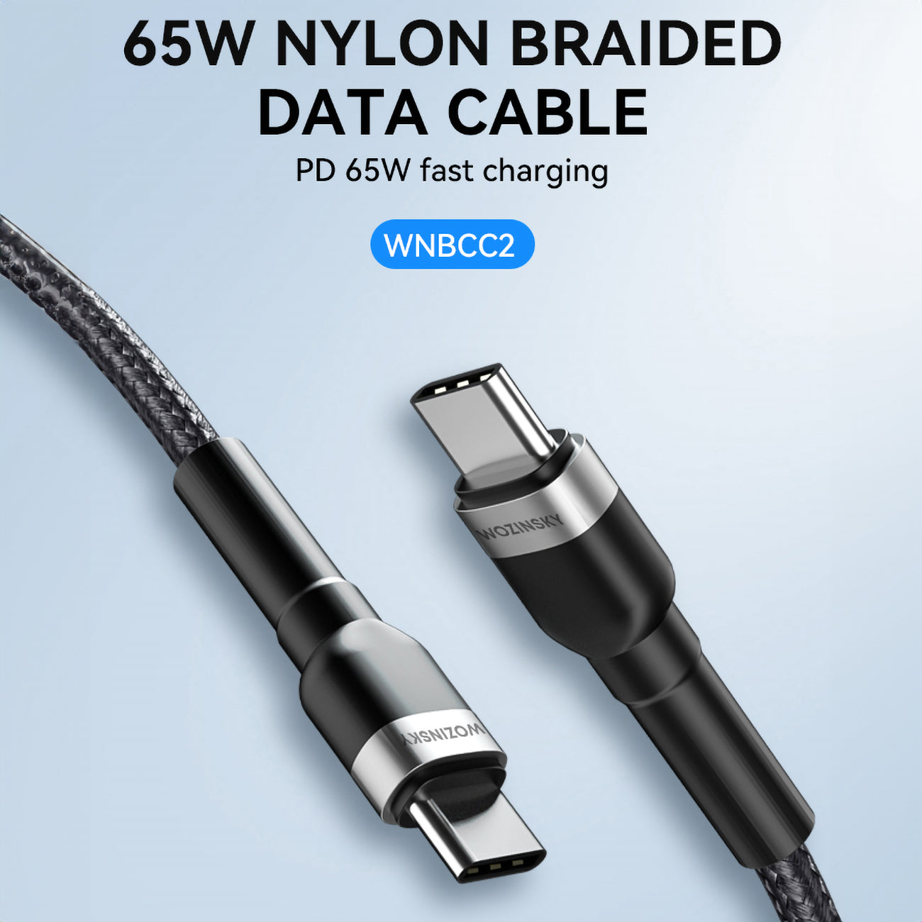 USB Cables – Braided cable USB-C - USB-C PD 65W - Carlat