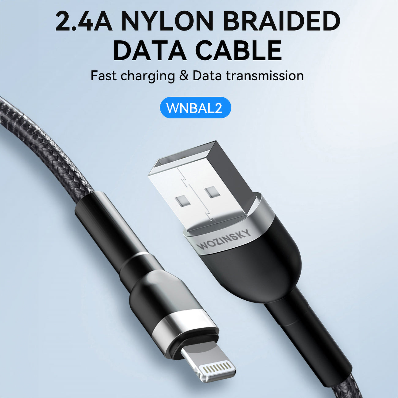 USB Cables – Braided cable for iPhone USB-A - Lightning - Carlat
