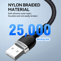 USB Cables – Braided cable for iPhone USB-A - Lightning - Carlat
