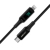 USB Cables – Braided cable with LED screen for iPhone - Carlat
