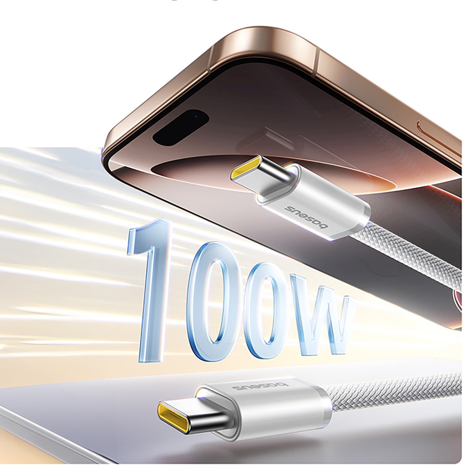 USB Cables – Braided magnetic cable USB-C 100W 1m - Carlat