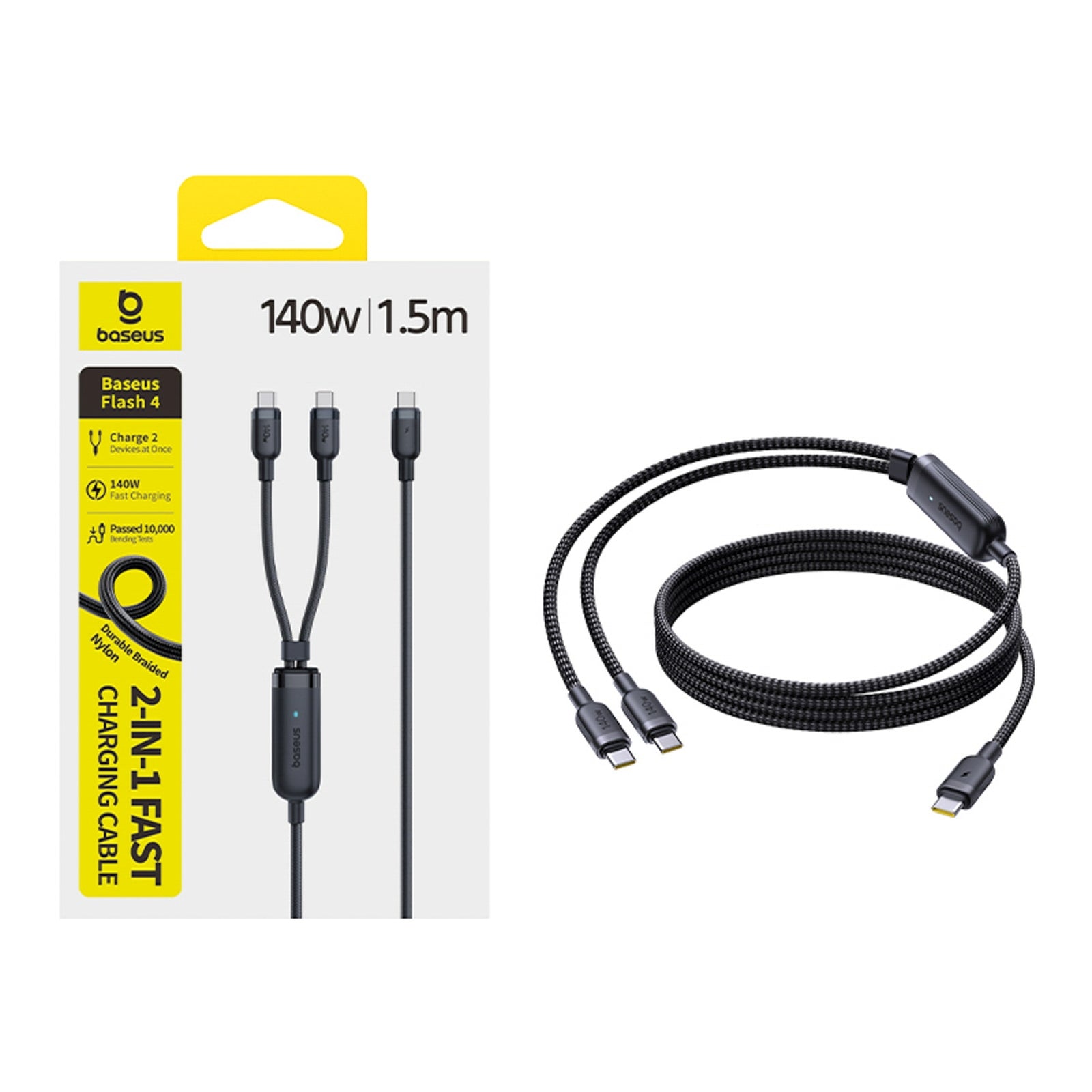 USB Cables – Cable 2in1 USB-C - 2x USB-C 140W - Carlat