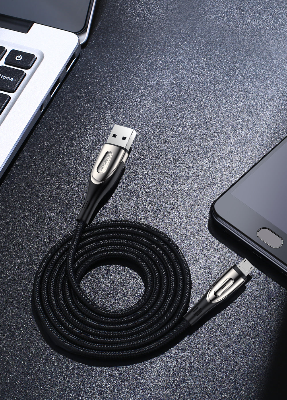 USB Cables – Cable USB-A - microUSB 3A charging indicator - Carlat