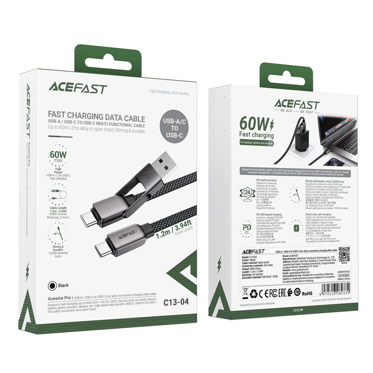 USB Cables – Cable USB-C - USB-A / USB-C 480Mb/s - Carlat