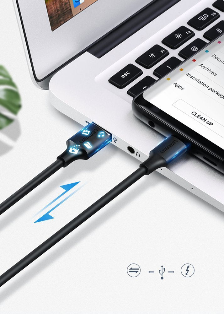 USB Cables – Cable USB - USB-C 2A 1m black - Carlat