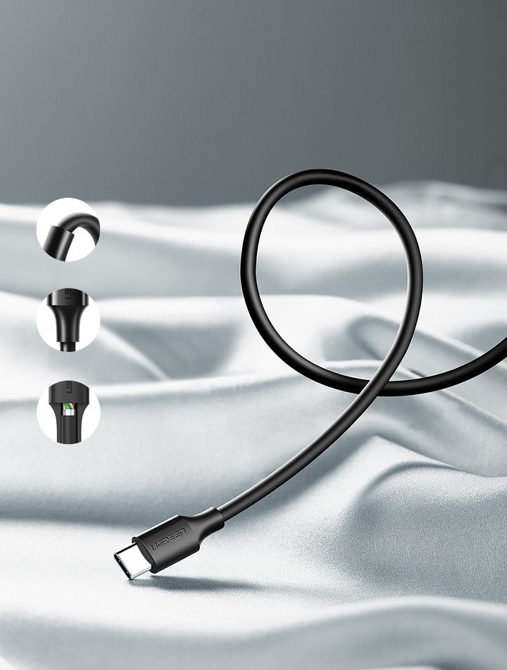 USB Cables – Cable USB - USB-C 2A 1m black - Carlat