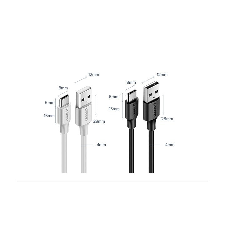 USB Cables – Cable USB - USB-C 2A 1m black - Carlat