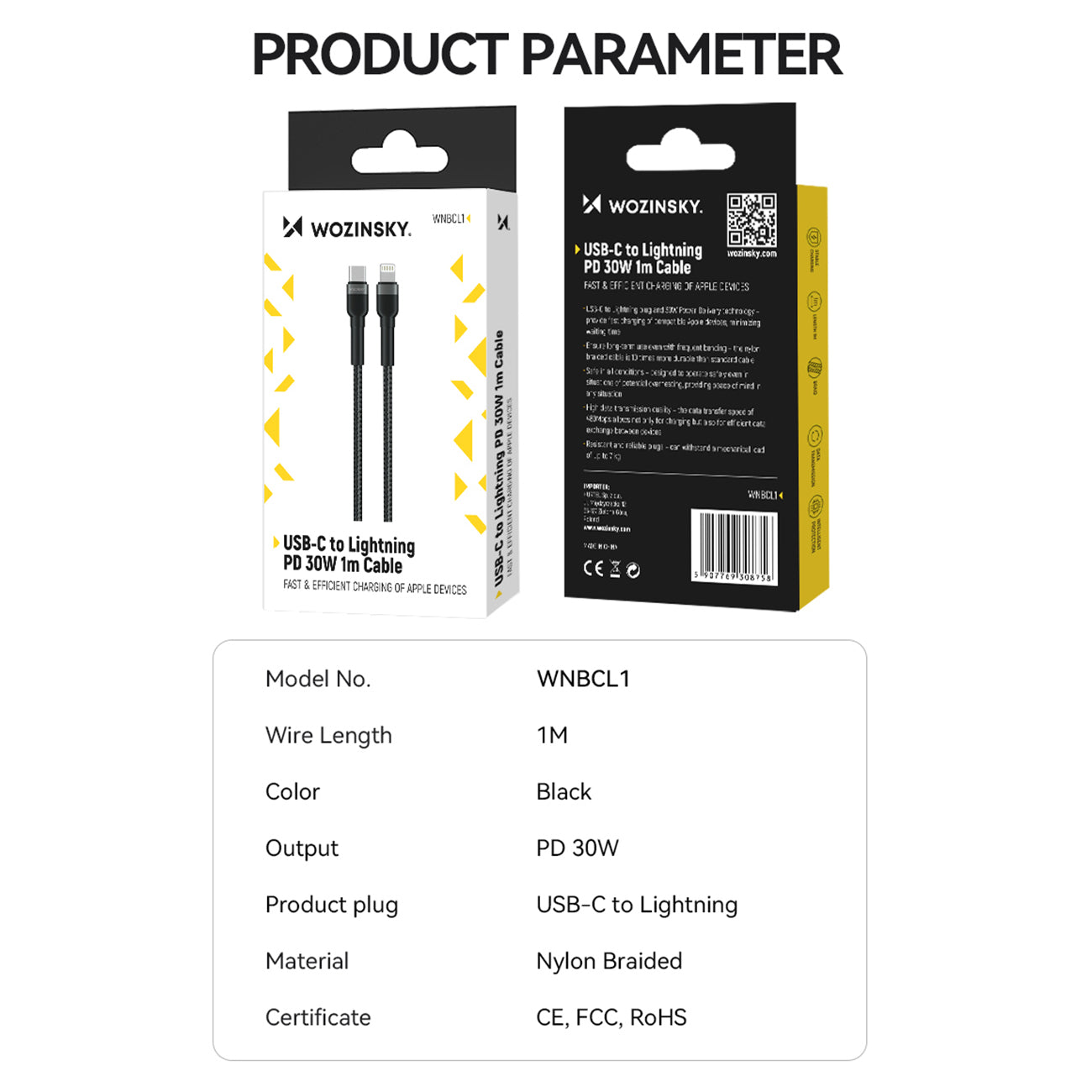 USB Cables – Cable for iPhone USB-C - Lightning PD - Carlat