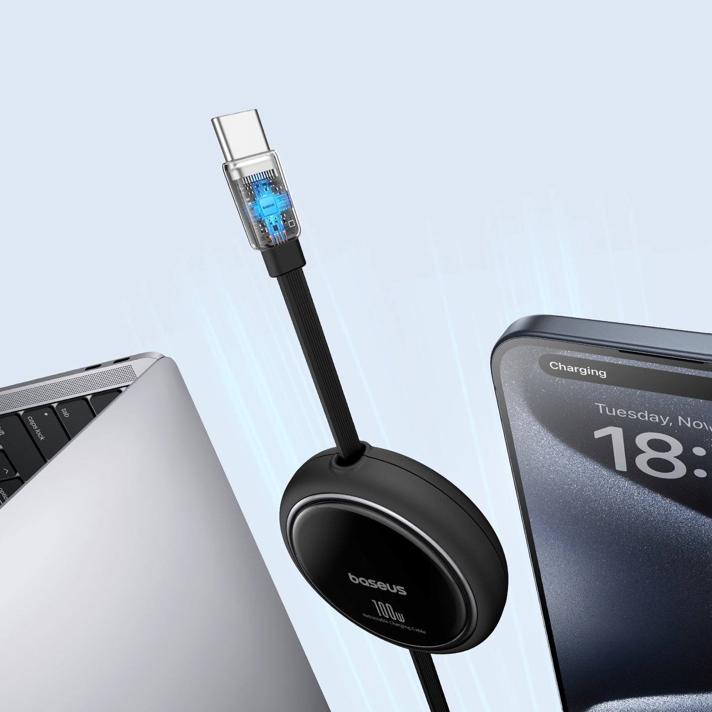 USB Cables – Cable retractable retractable cable USB-C 100W Free2Draw - Carlat