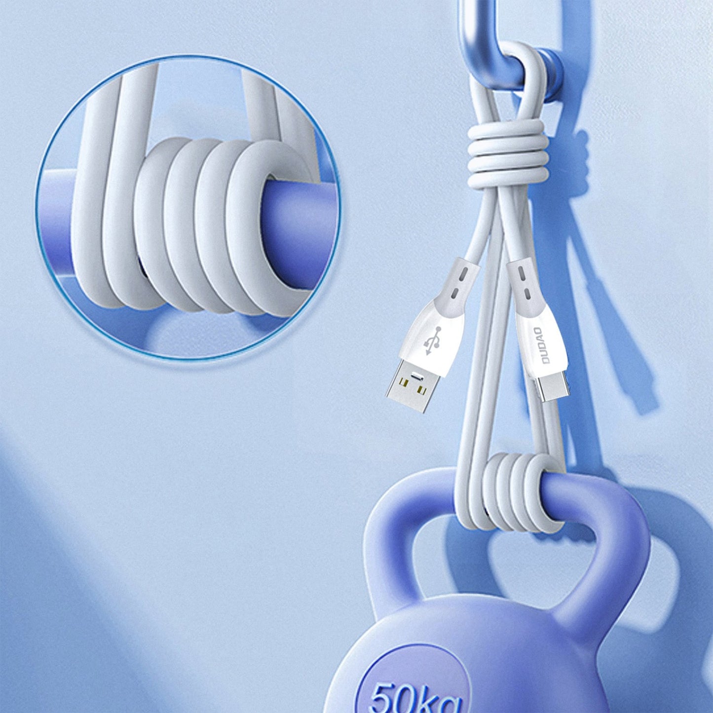 USB Cables – Cable with silicone braid USB-A - USB-C - Carlat