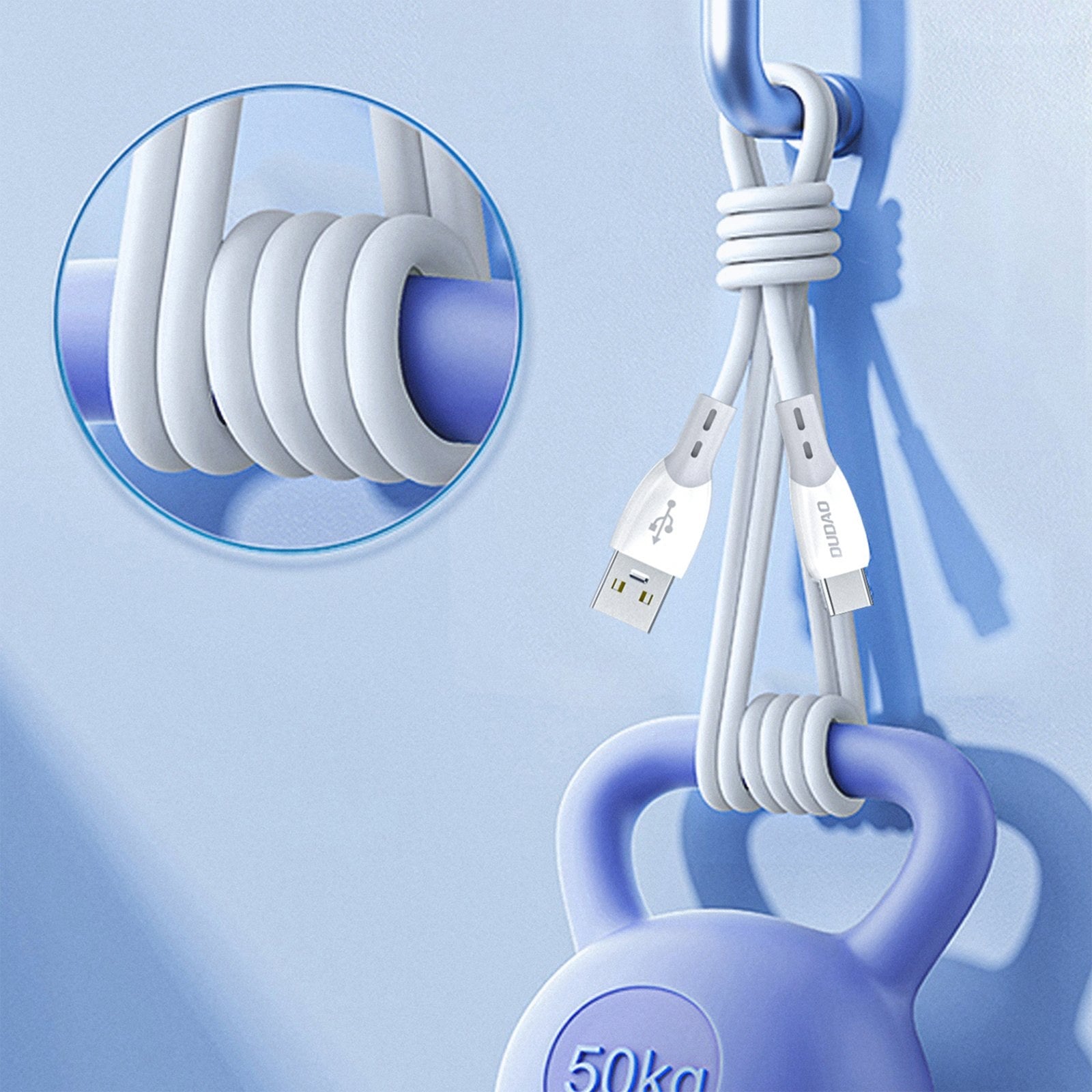 USB Cables – Cable with silicone braid USB-A - USB-C - Carlat