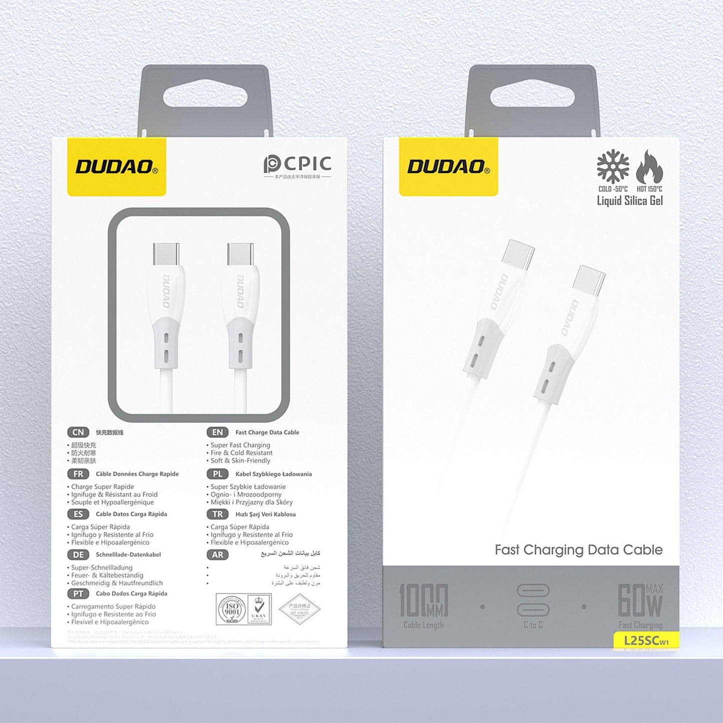 USB Cables – Cable with silicone braid USB-C L25SC 60W - Carlat