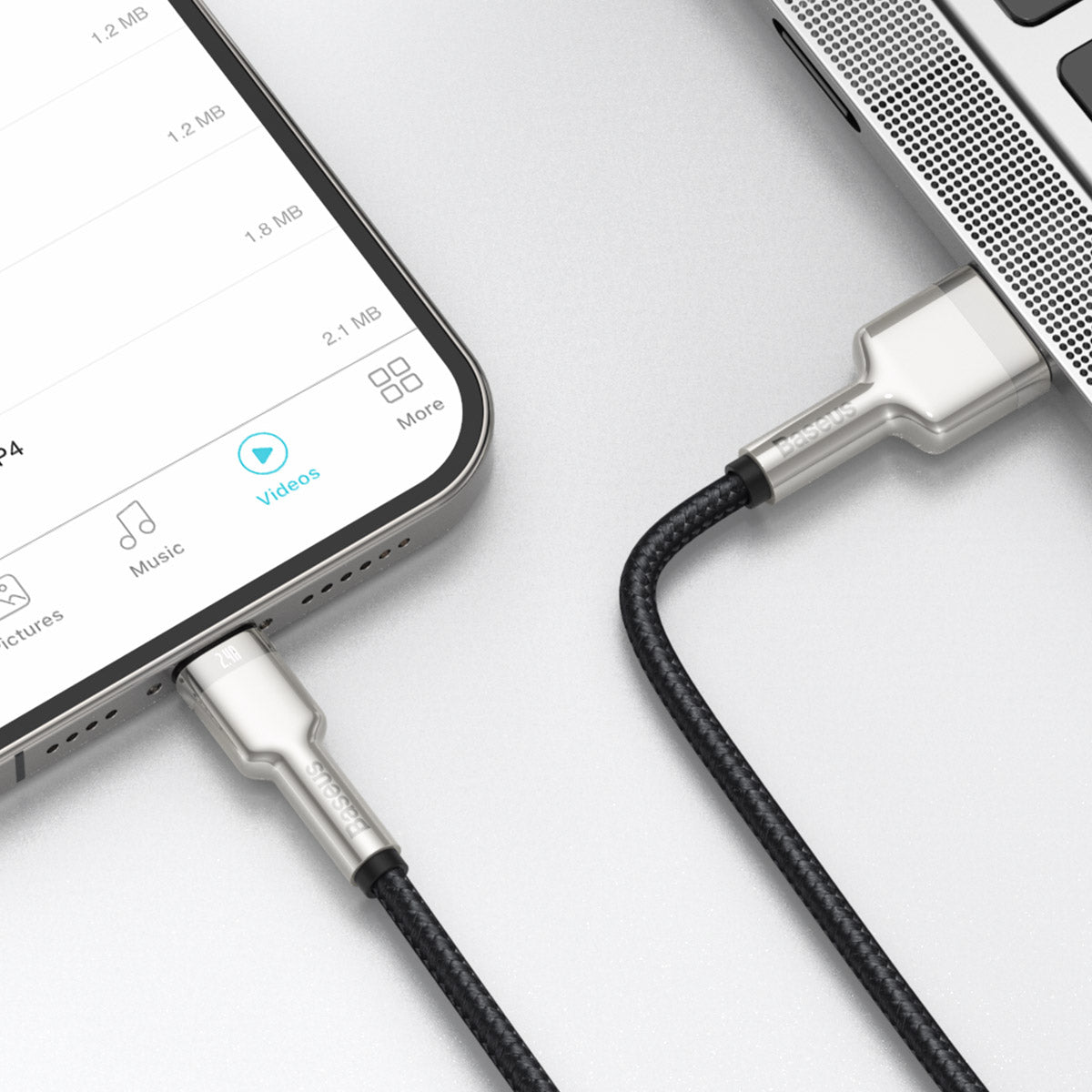 USB Cables – Cafule Series Metal Data USB-A - iPhone - Carlat