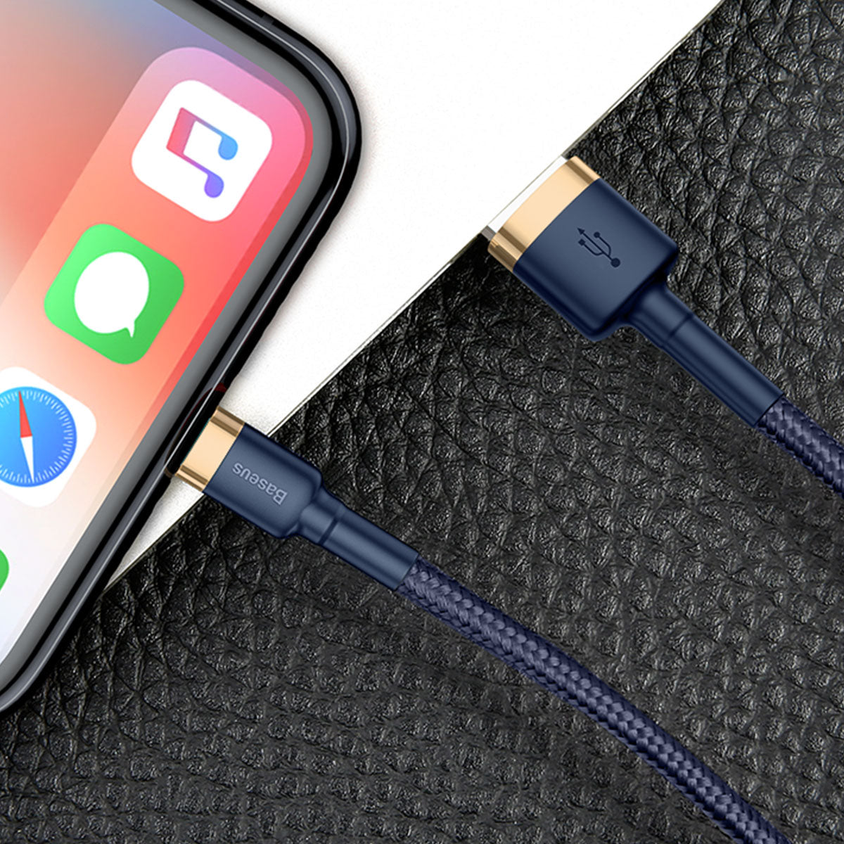 USB Cables – Cafule USB-A - iPhone Lightning 2.4A QC - Carlat