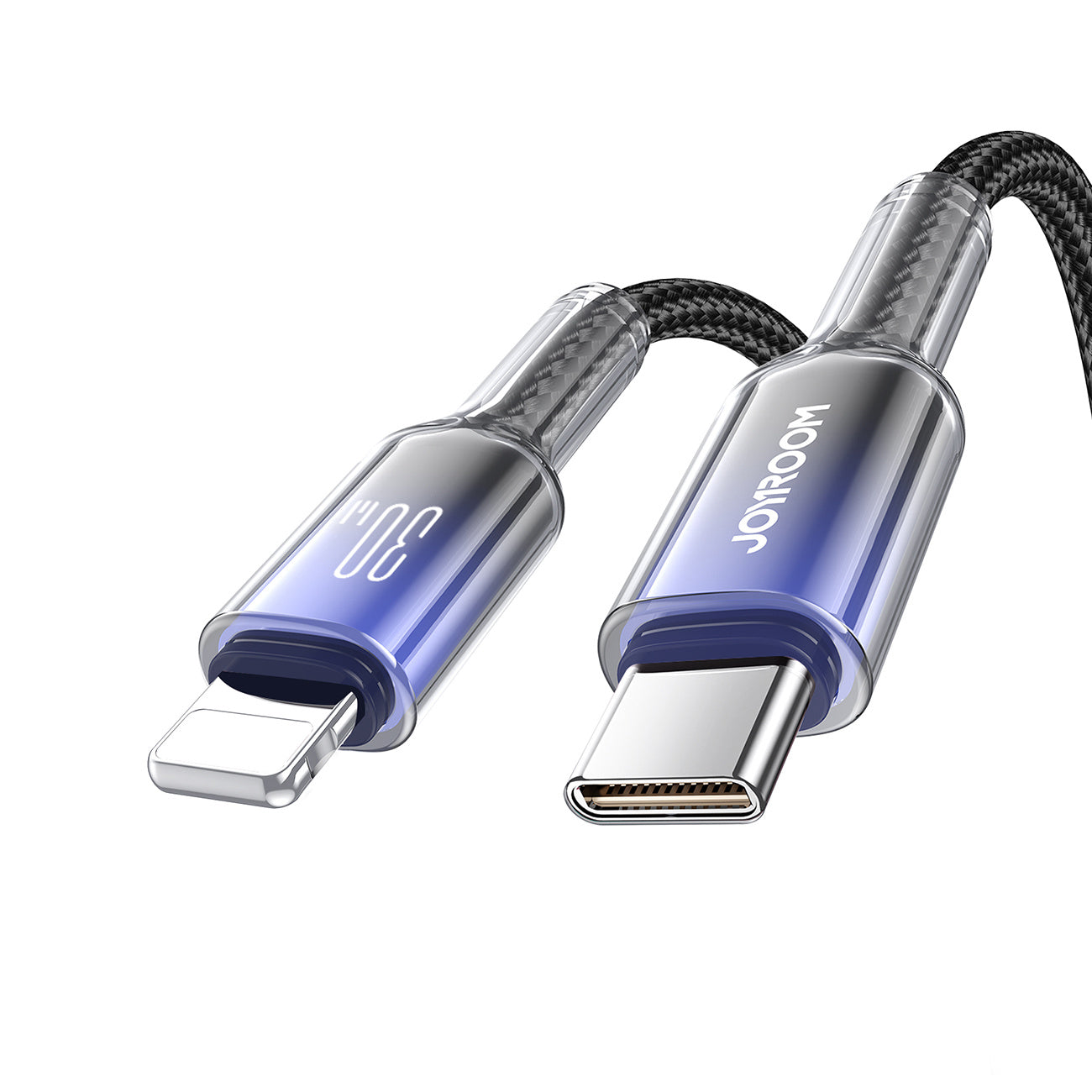USB Cables – Crystal-Clear Series 30W USB-C - iPhone Lightning - Carlat