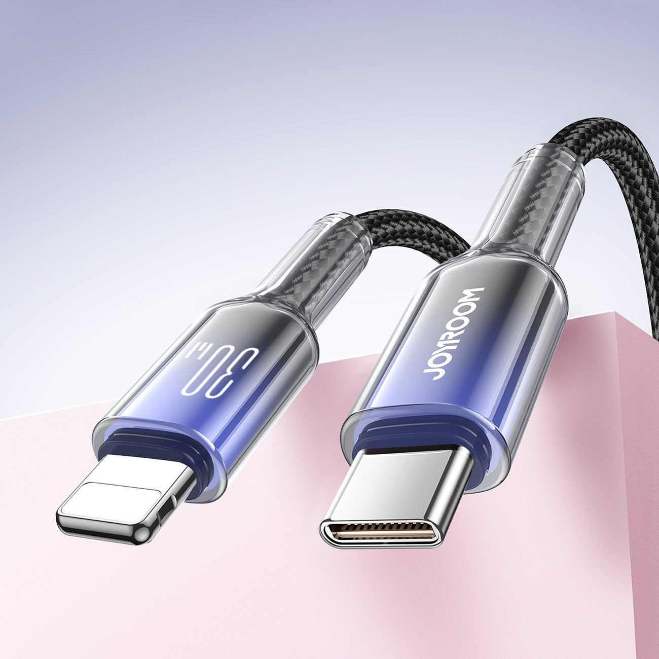 USB Cables – Crystal-Clear Series 30W USB-C - iPhone Lightning - Carlat