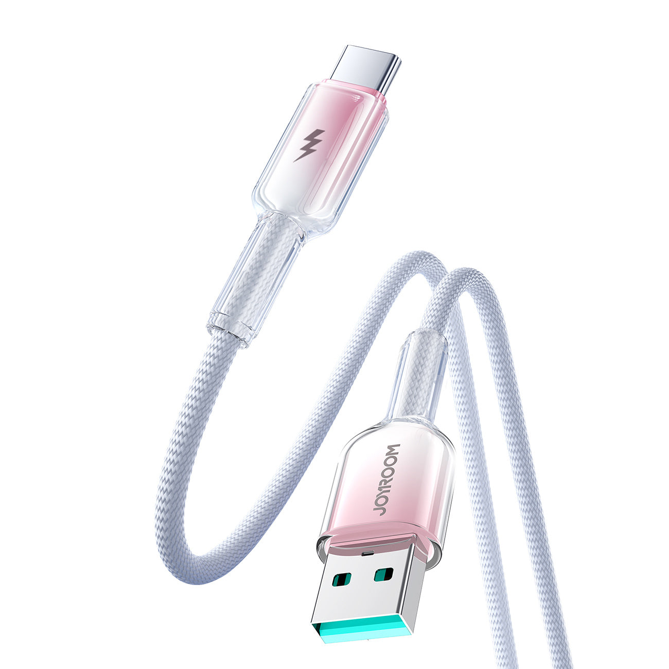 USB Cables – Crystal-Clear Series 3A USB-A - USB-C cable - Carlat