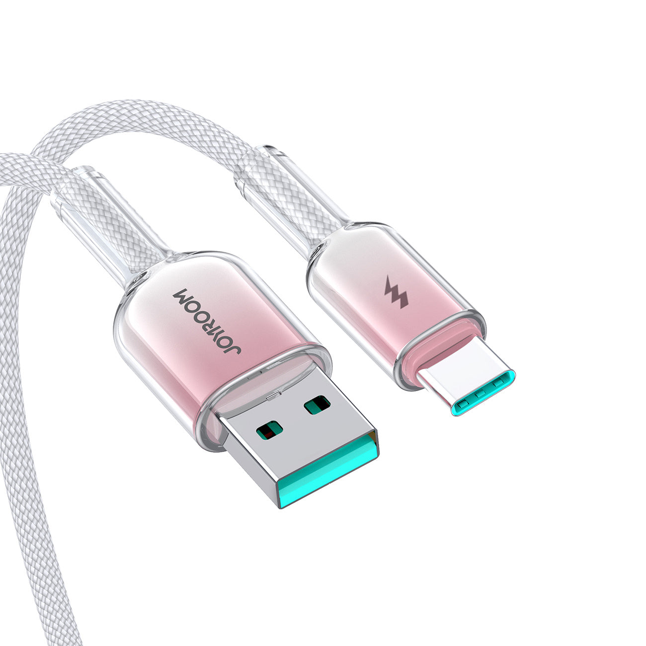 USB Cables – Crystal-Clear Series 3A USB-A - USB-C cable - Carlat