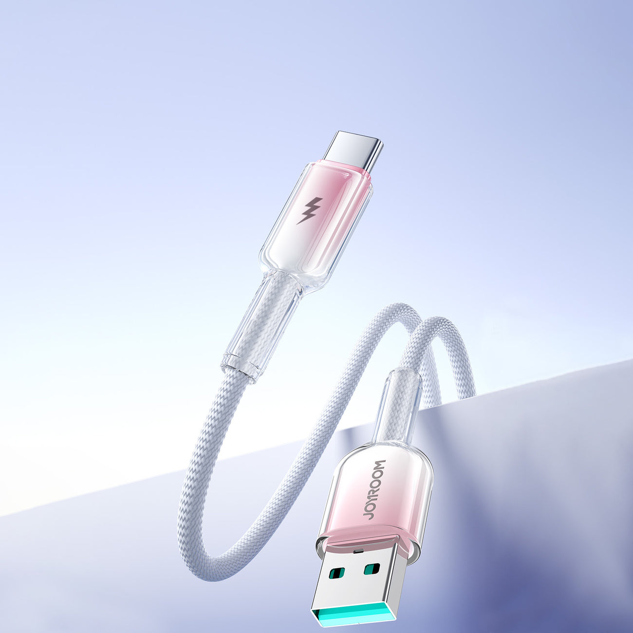 USB Cables – Crystal-Clear Series 3A USB-A - USB-C cable - Carlat