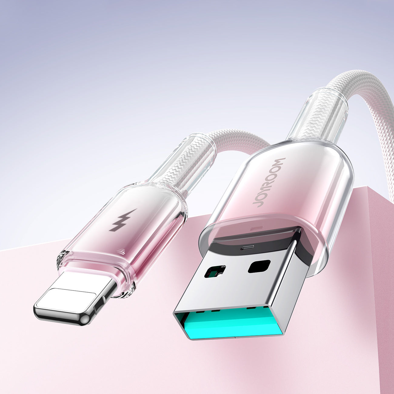USB Cables – Crystal-Clear Series 3A USB-A - iPhone Lightning - Carlat