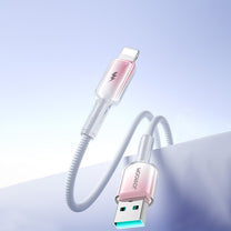 USB Cables – Crystal-Clear Series 3A USB-A - iPhone Lightning - Carlat