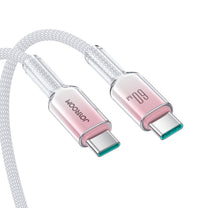 USB Cables – Crystal-Clear Series 60W USB-C - USB-C cable - Carlat