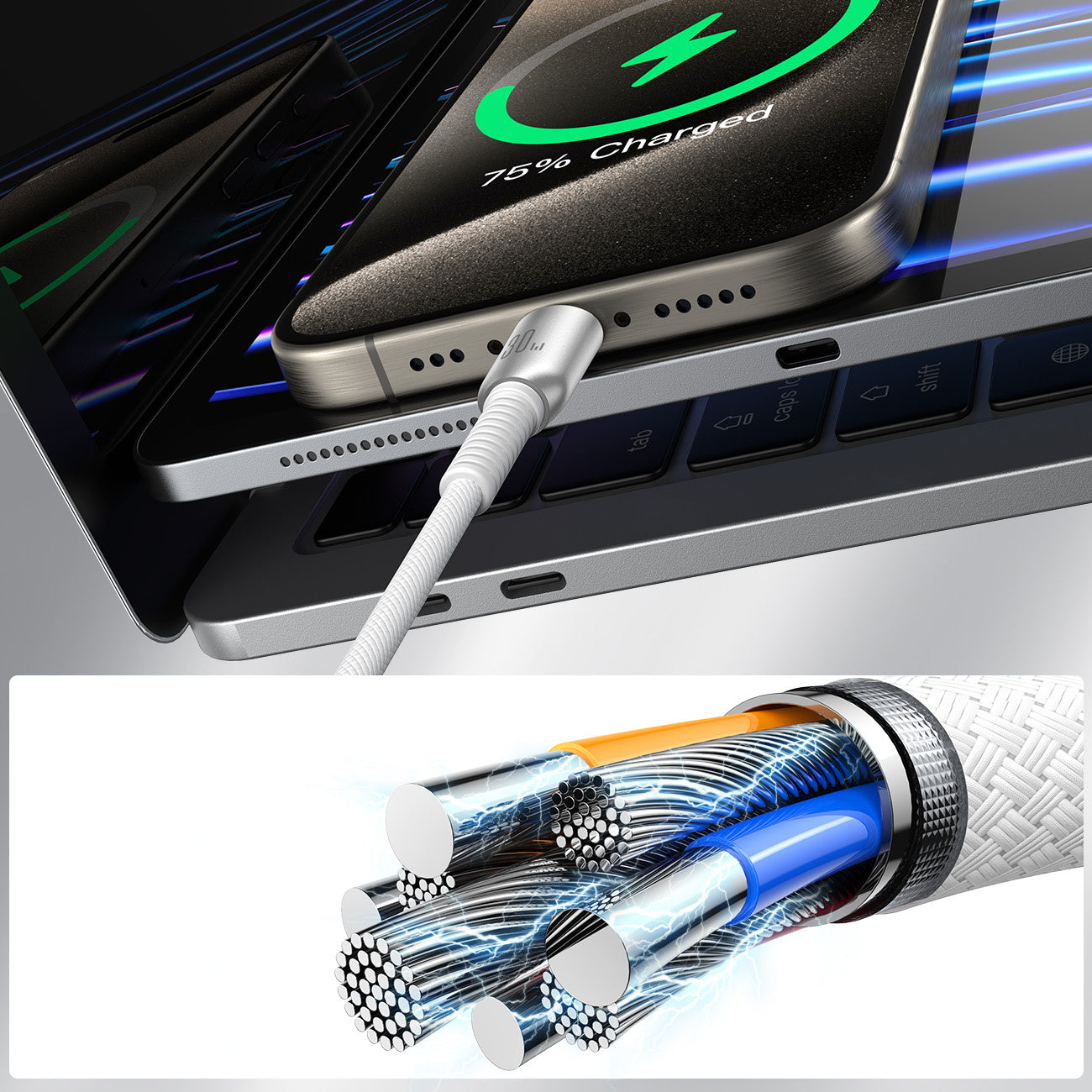 USB Cables – Cutting-Edge Series 30W USB-C cable - iPhone - Carlat
