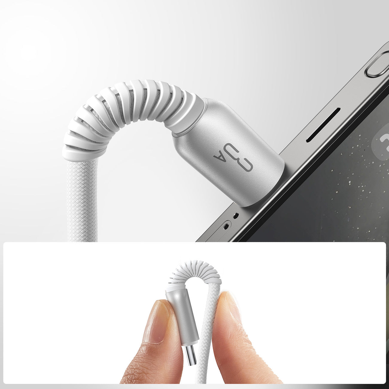USB Cables – Cutting-Edge Series 3A USB-A - USB-C cable - Carlat