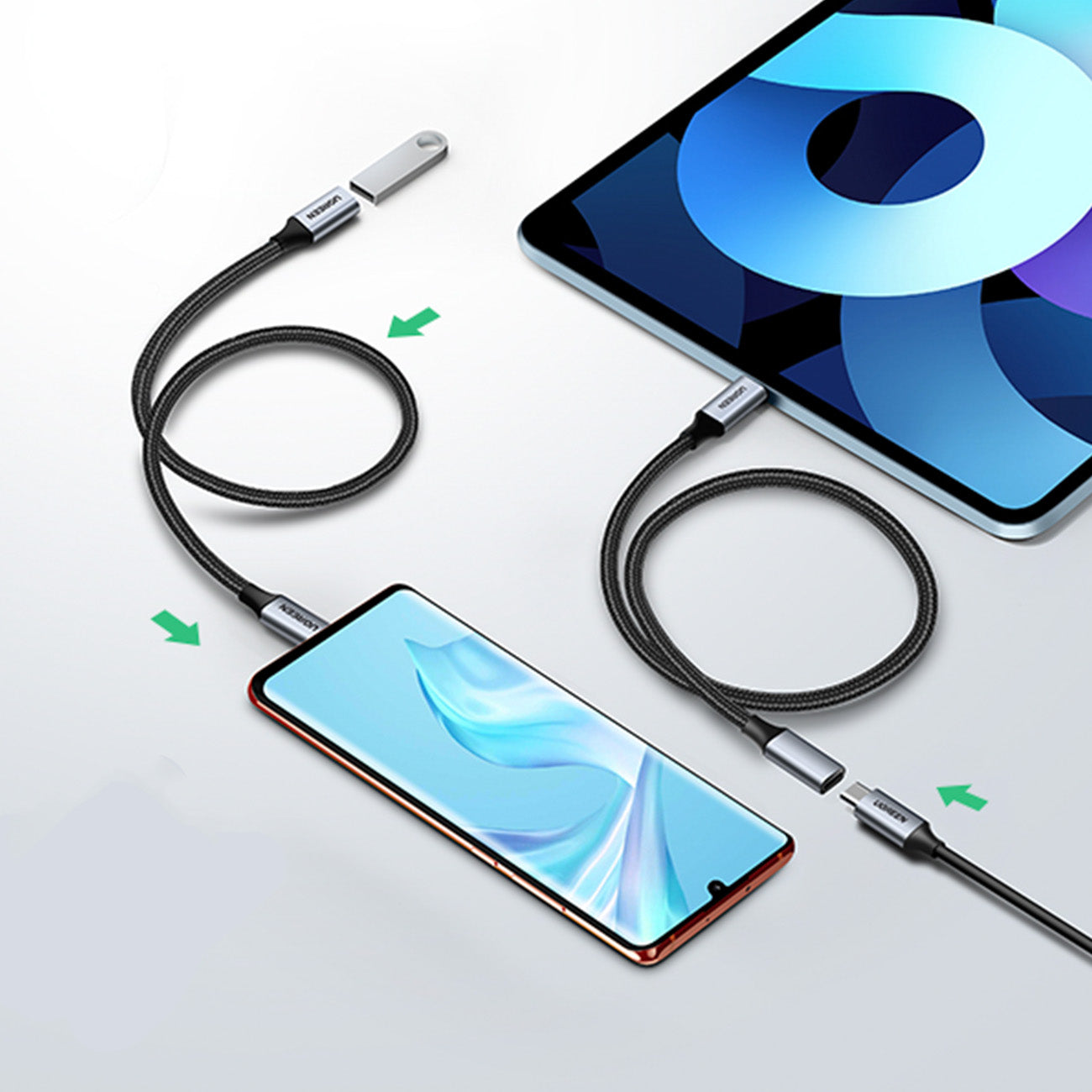 USB Cables – Durable USB-C 3.1 10Gb/s extension cable, 1m, - Carlat