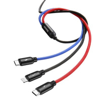 USB Cables – Durable cable 3in1 USB microUSB Iphone Lightning - Carlat