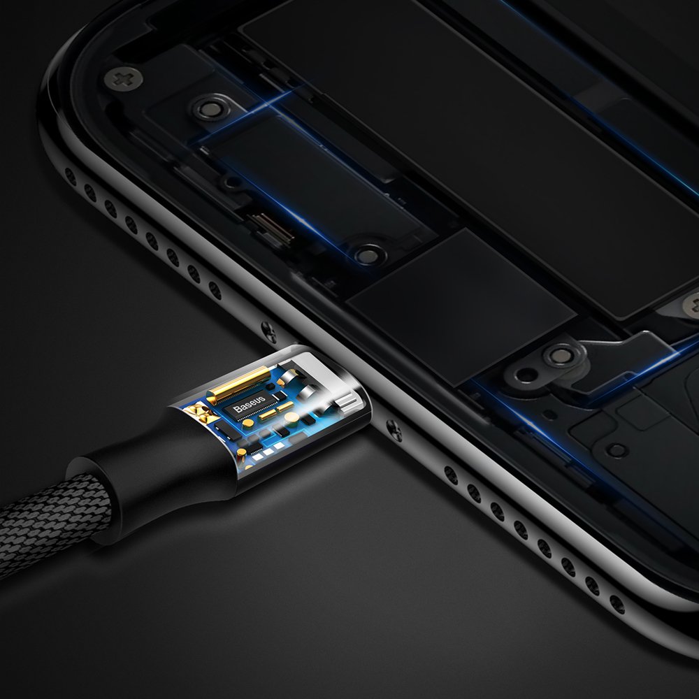 USB Cables – Durable fabric-braided cable USB Iphone Lightning 1.2M - Carlat