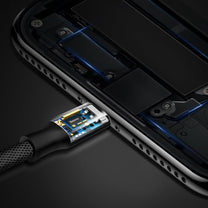 USB Cables – Durable fabric-braided cable USB Iphone Lightning 1.2M - Carlat