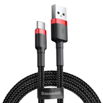USB Cables – Durable flexible USB-C QC3.0 2A 2M red - Carlat